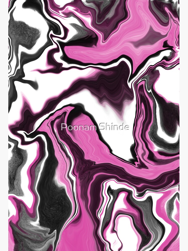 "Pink and Black Marble Background" Sticker for Sale by Merakicreats555