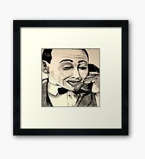 I'm trying to use the phone! Framed Print