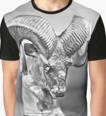 Dodge Ram Hood Ornament-049bw Grafik T-Shirt