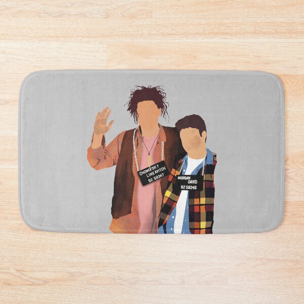 Item preview, Link and David mugshot in Encino designed and sold by I Am Skye With An E.