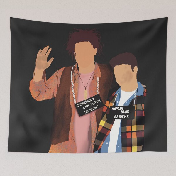 Item preview, Link and David mugshot in Encino designed and sold by I Am Skye With An E.