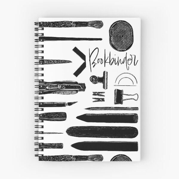 Item preview, Bookbinder Tools Black & White designed and sold by adarovai.