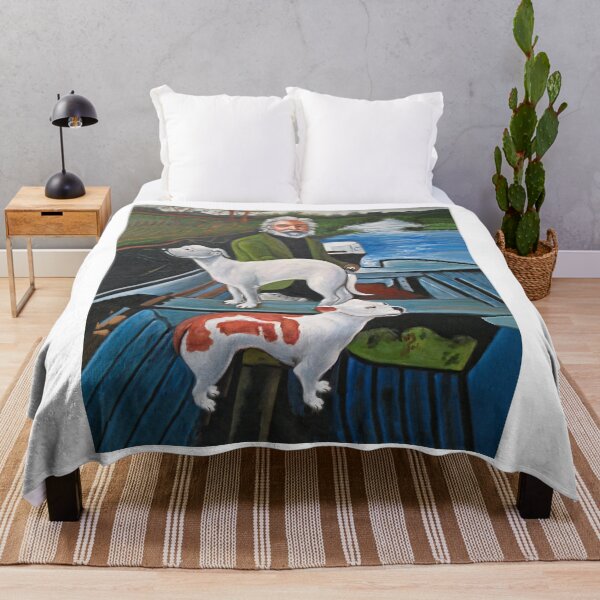 Item preview, Foundry Man In Boat With Dogs Movie Painting designed and sold by JakeGoodwin.