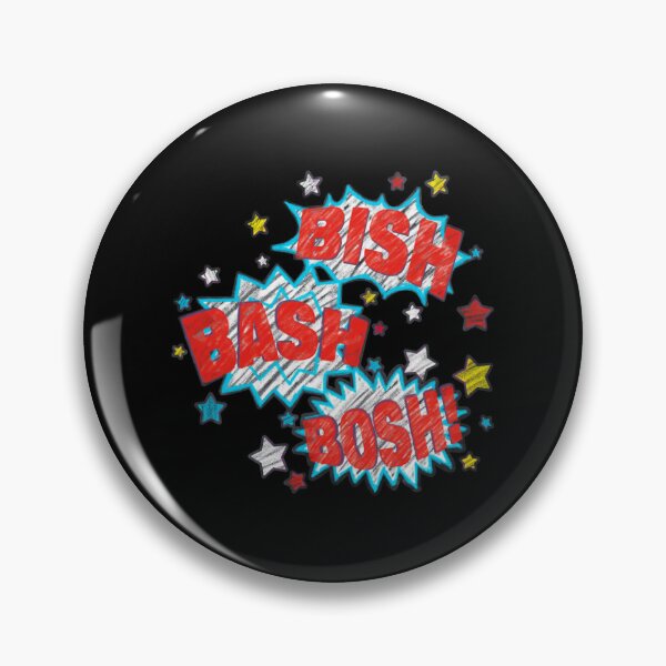Item preview, Bish Bash Bosh British Themed Chalkboard Art Design Classic T-Shirt designed and sold by addeoovrteqt.