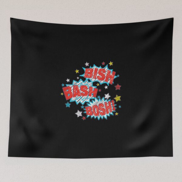 Item preview, Bish Bash Bosh British Themed Chalkboard Art Design Classic T-Shirt designed and sold by addeoovrteqt.