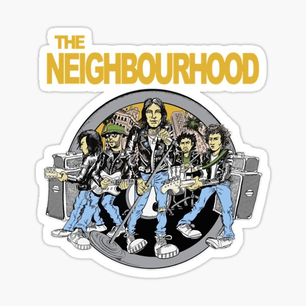 The Neighbourhood Daddy Issues Spotify / Apple Music Song Details Sticker  Sticker for Sale by Sophaiello