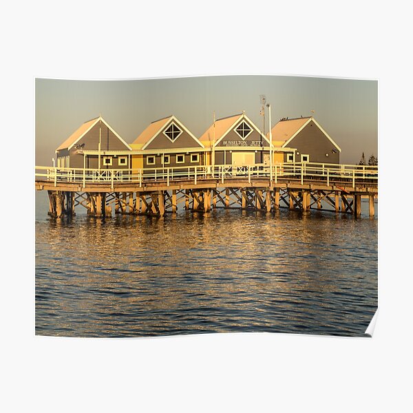 Sunset at the Jetty Poster