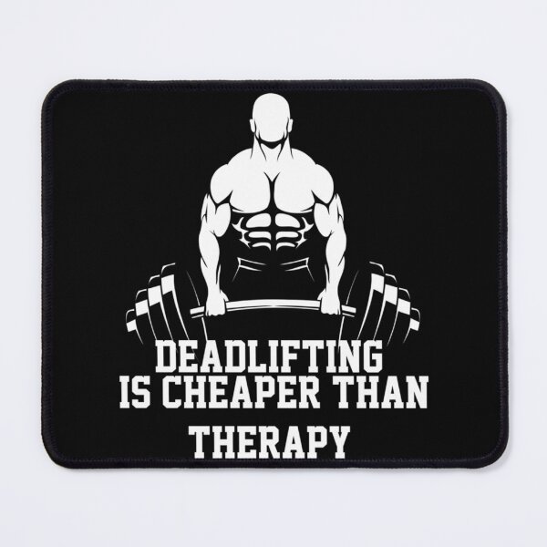Item preview, Deadlifting Is Cheaper Than Therapy Essential T-Shirt designed and sold by laureljusjv.