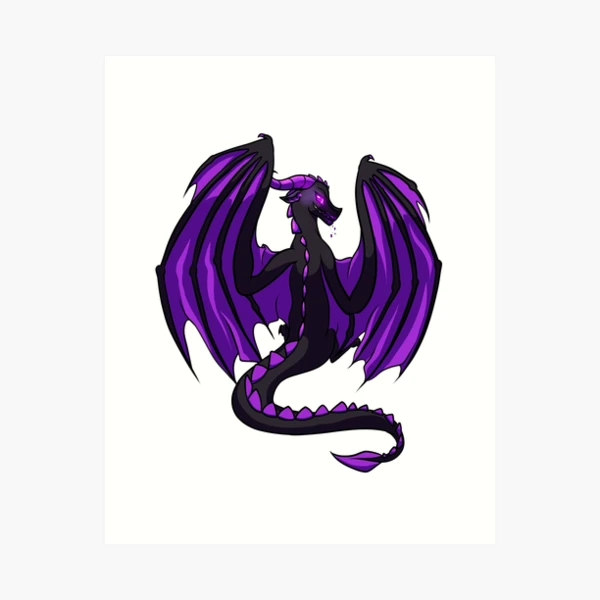 Minecraft Baby Ender Dragon Art Board Print for Sale by Wrenflight