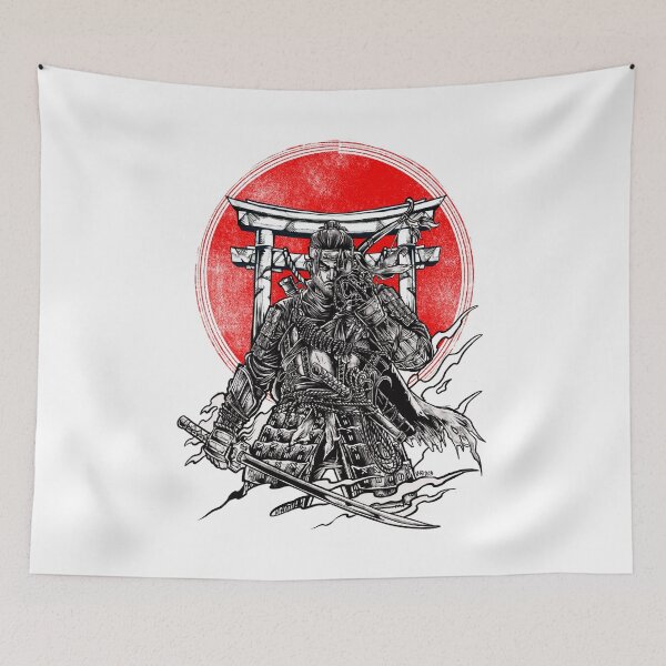 Item preview, Day Gift For Fansart Ghost Of Tsushima Vintage Photograp designed and sold by RosalCarter.