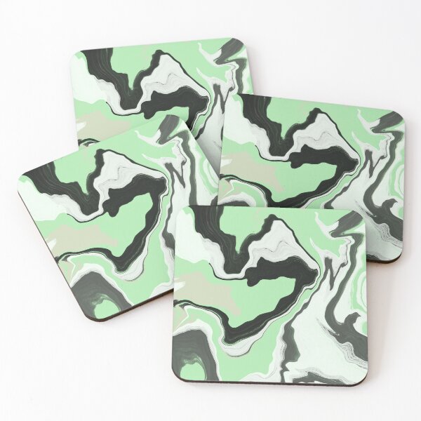 Item preview, Mint and Black Marble  Background designed and sold by Poonam Shinde.