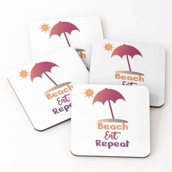 Item preview, Beach, Eat, Repeat. T-Shirt and other product. designed and sold by SunriseD.