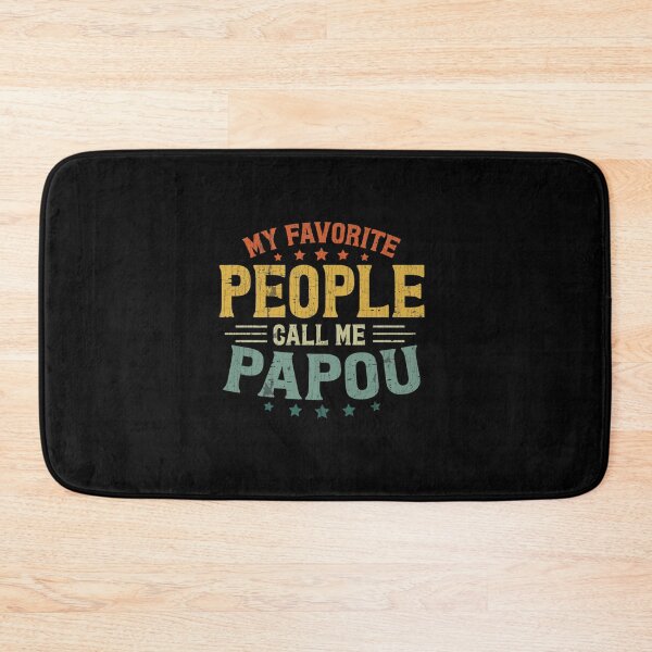 Item preview, RETRO MY FAVORITE PEOPLE CALL ME PAPOU FATHERS DAY GRANDPA designed and sold by sobriowslen.