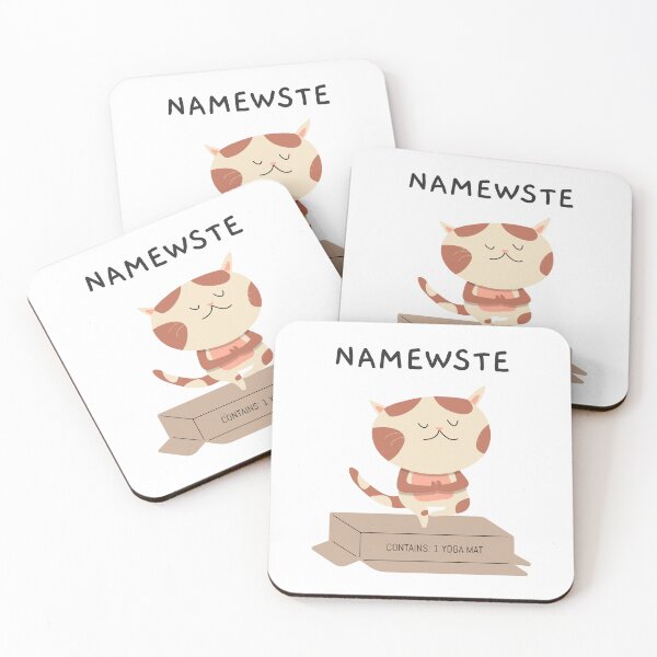 Item preview, Cat namaste yoga. Animal Yoga design designed and sold by UnstoppableShpy.