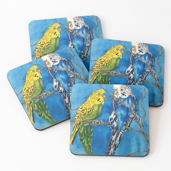 Item preview, Colourful Budgies designed and sold by pohlma.