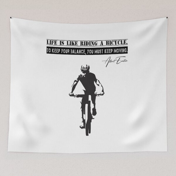 Item preview, Life is like riding a bicycle. designed and sold by Beerokrata.