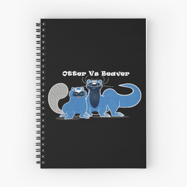 Item preview, Otter Vs Beaver ( Invert Color Effect )  designed and sold by Shirley cute art .