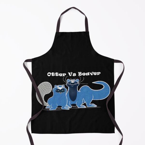Item preview, Otter Vs Beaver ( Invert Color Effect ) designed and sold by Shirley cute art .
