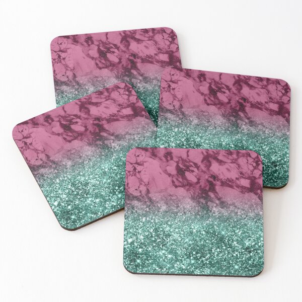 Item preview, Burgundy and Teal Marble, teal blue designed and sold by Orianah.