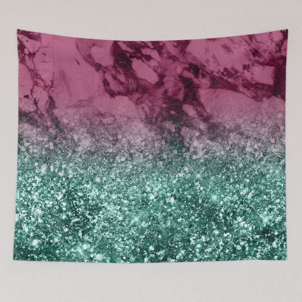 Item preview, Burgundy and Teal Marble, teal blue designed and sold by Orianah.