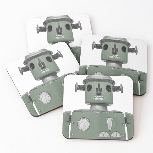 Item preview, Grey tin robot  essentiel designed and sold by KeithKnowlesXS.