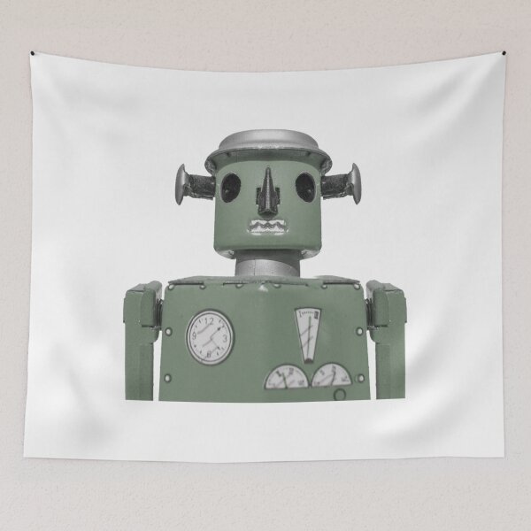 Item preview, Grey tin robot  essentiel designed and sold by KeithKnowlesXS.