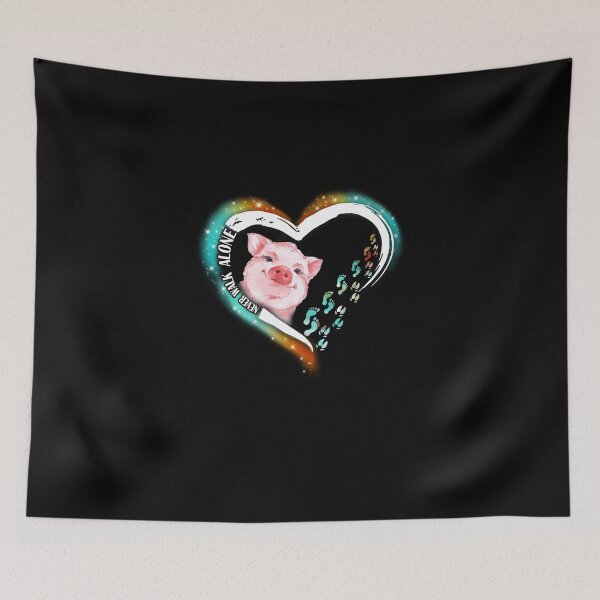 Item preview, Pig Never Walk Alone STAR, Pigs Lover designed and sold by HolliuxGift.