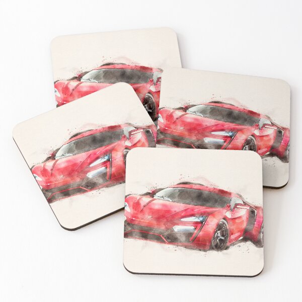 Item preview, Lykan HyperSport in watercolor designed and sold by paulrommer.