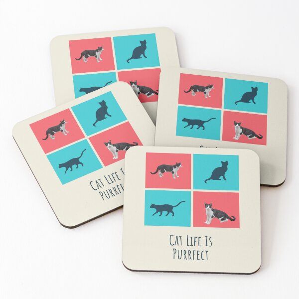 Item preview, Cat Life Is Purrfect - vintage designed and sold by E-YO.