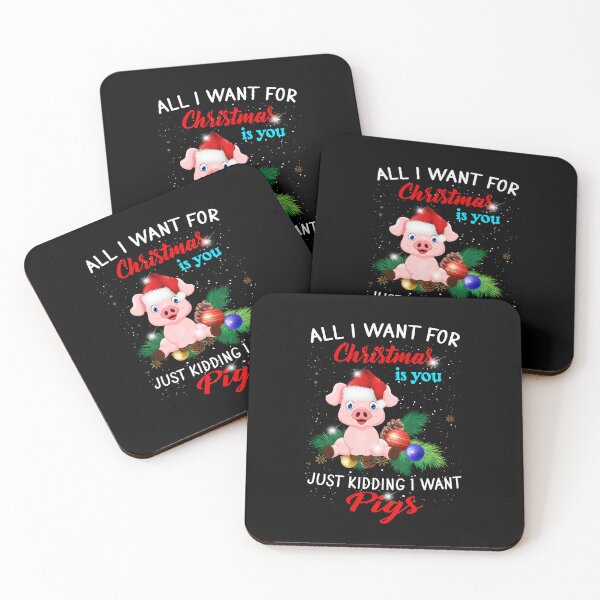 Item preview, pigs- all i want for christmas is you, Pigs Lover designed and sold by HolliuxGift.