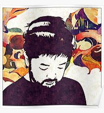 Nujabes-Ebene (Farbe) Poster