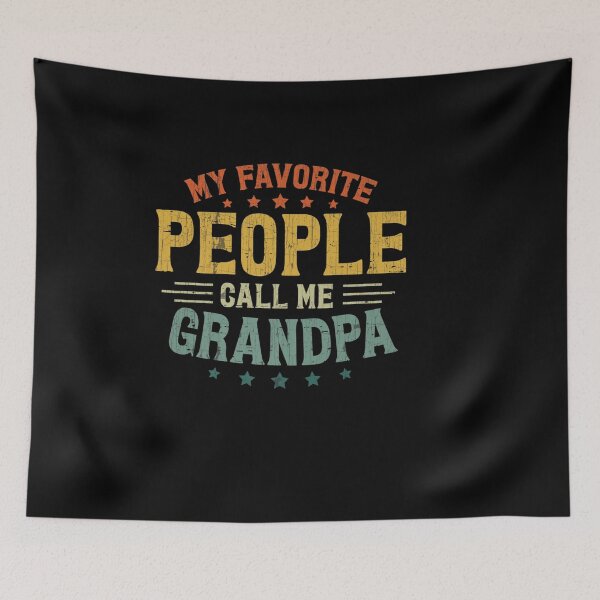 Item preview, RETRO MY FAVORITE PEOPLE CALL ME GRANDPA FATHERS DAY PAPA designed and sold by sobriowslen.