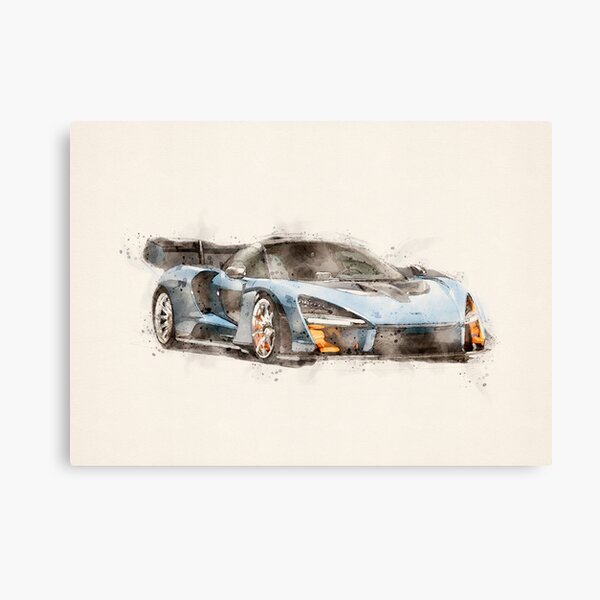Item preview, McLaren Senna in watercolor designed and sold by paulrommer.