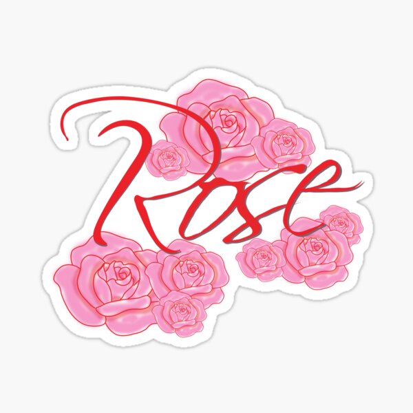 Rose Sticker For Sale By Erastores Redbubble