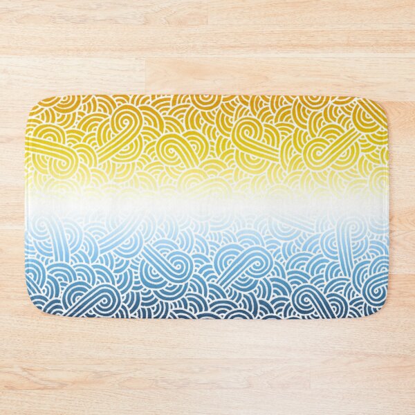 Item preview, Ombré aroace colours and white swirls doodles designed and sold by savousepate.