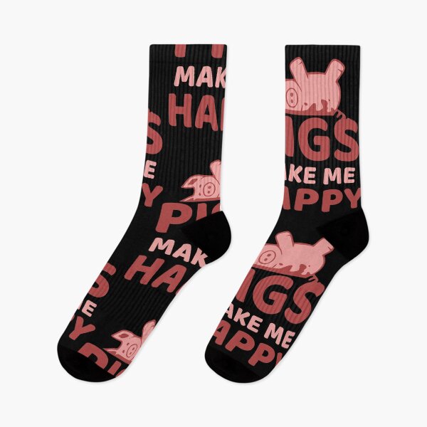 Item preview, Pigs make me happy designed and sold by HolliuxGift.