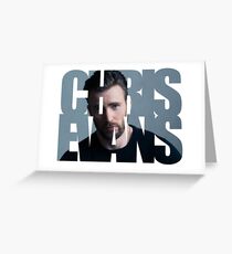Chris Evans Greeting Card