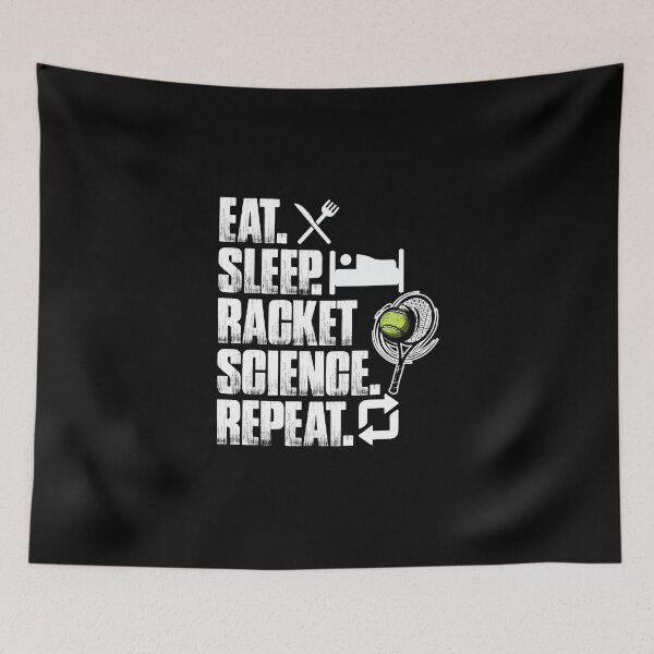 Item preview, Eat Sleep Tennis Repeat Funny Racket Sport For A Game Lover designed and sold by Nessshirts.