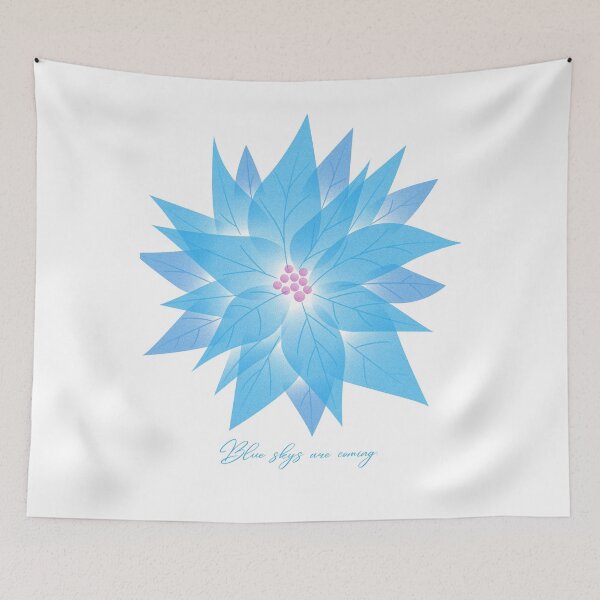 Item preview, Blue flower. designed and sold by RAJSHIVA.