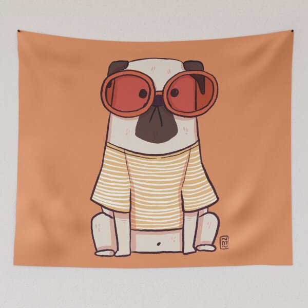 Item preview, Summer Pug designed and sold by nataliavazquez.