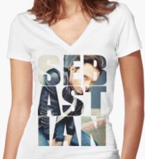 Sebastian Women's Fitted V-Neck T-Shirt