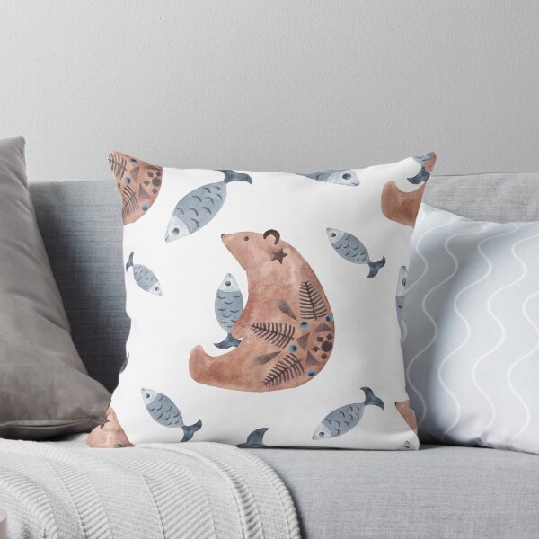 Item preview, Scandinavian Bear, Nordic Art, Woodland Animals designed and sold by ColoursOfWind.