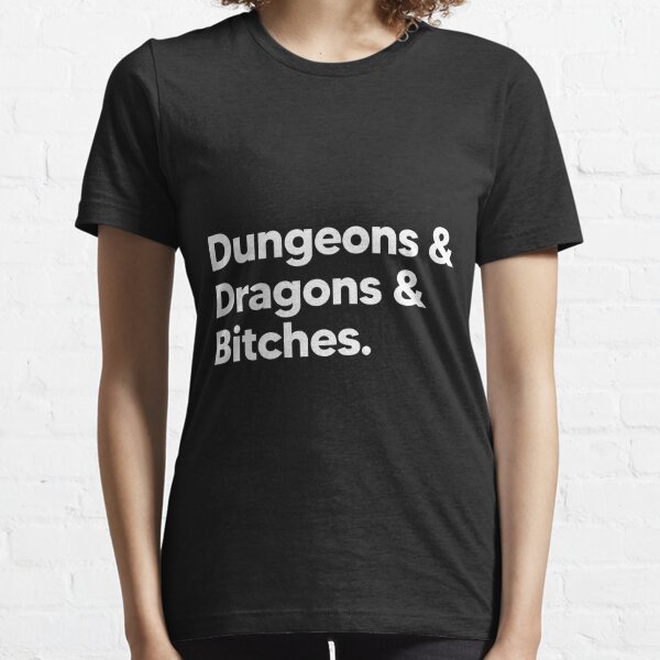 Dungeons & Dragons Venger & Nightmare Heather Grey Tee, Official Apparel &  Accessories