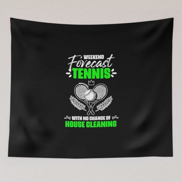 Item preview, Weekend Forecast Funny Sports Humor For A Tennis Game Lover designed and sold by Nessshirts.
