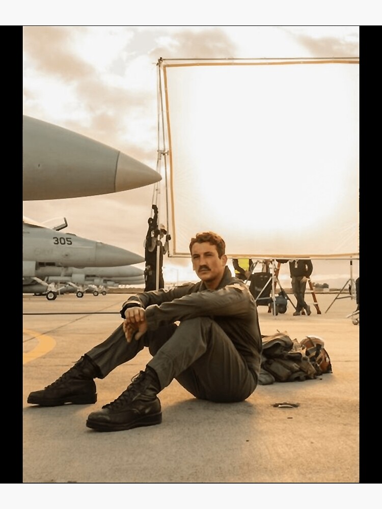 "Miles Teller Top Gun " Poster for Sale by bluefairycreat | Redbubble