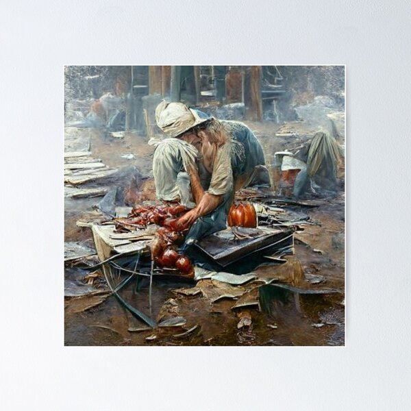 Item preview, Labor Day painting designed and sold by kharamoot.