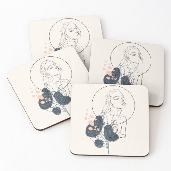 Item preview, Minimalistic floral boho lineart  designed and sold by CreativeStrand.