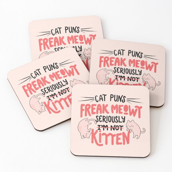 Item preview, Cat Puns Freak Meowt Seriously Kitten by Tobe Fonseca designed and sold by Tobe Fonseca®.