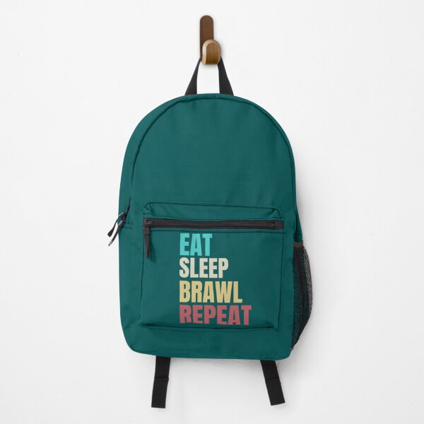 Item preview, EAT SLEEP BRAWL REPEAT,FUNNY BRAWL designed and sold by TopCoice.