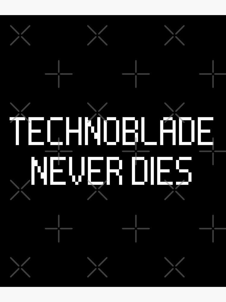 Technoblade never dies, an art print by Farz - INPRNT